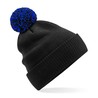 Winter hat - mod. B450:Black, 100% acrylic, Bright Royal, One Size